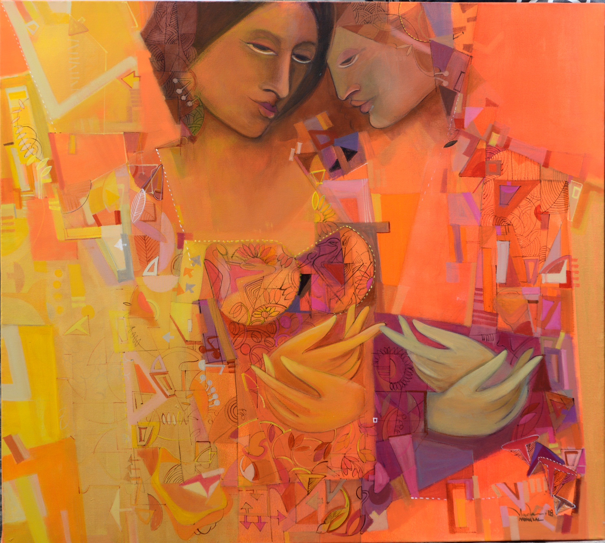 The Prayer by Madan Lal - MayinArt