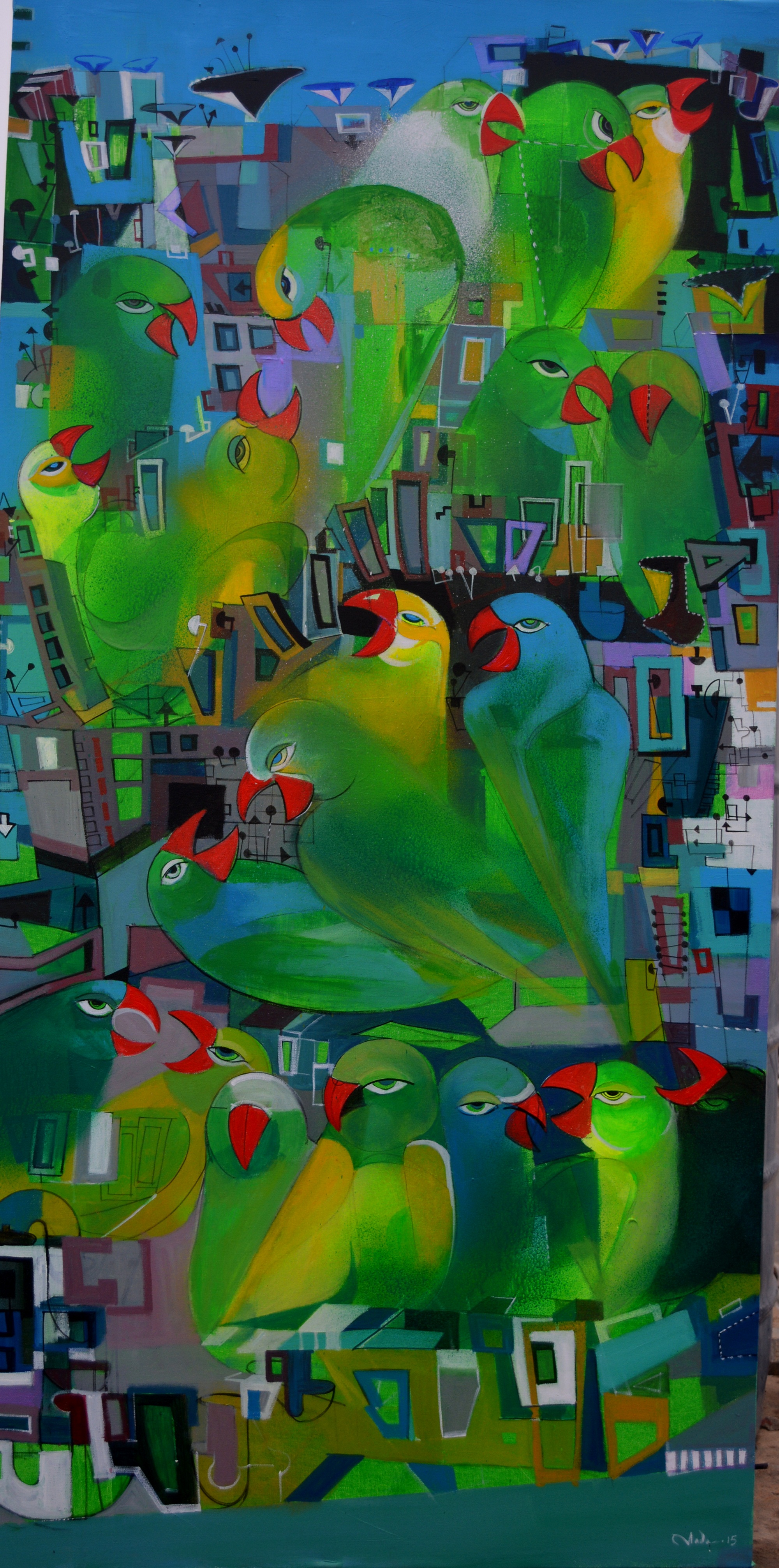 Urban Noise - VI by Madan Lal - MayinArt