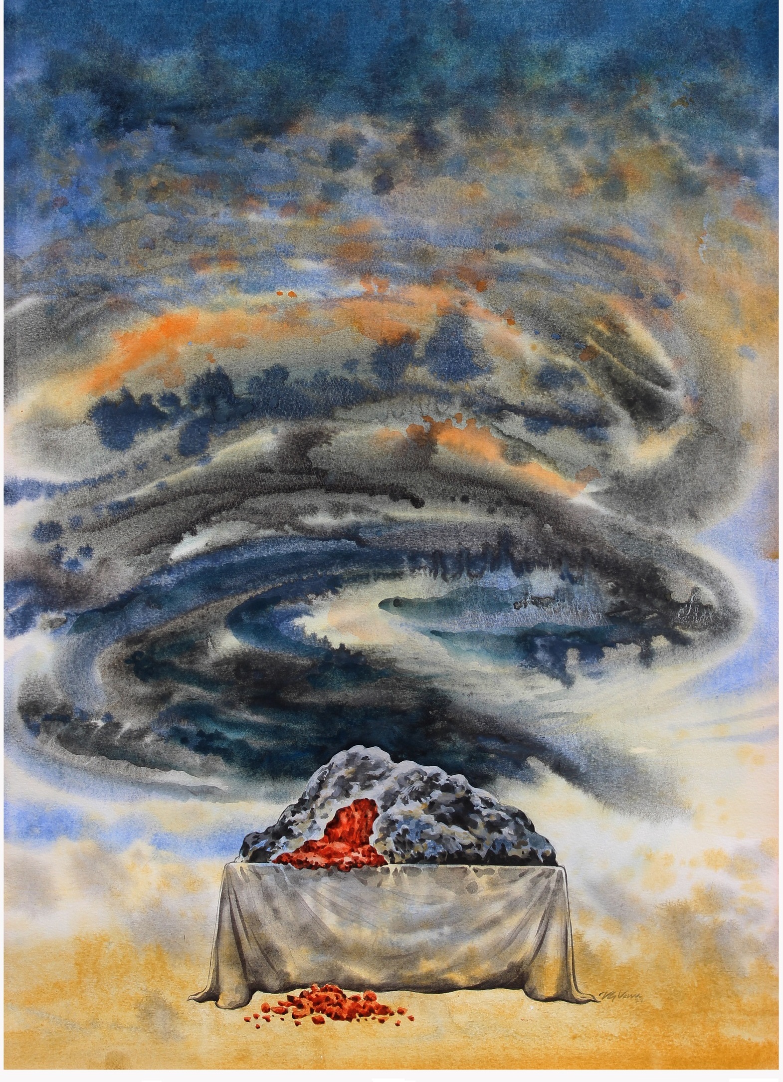 Tempest and a Still Life by Venugopal V.G. - MayinArt